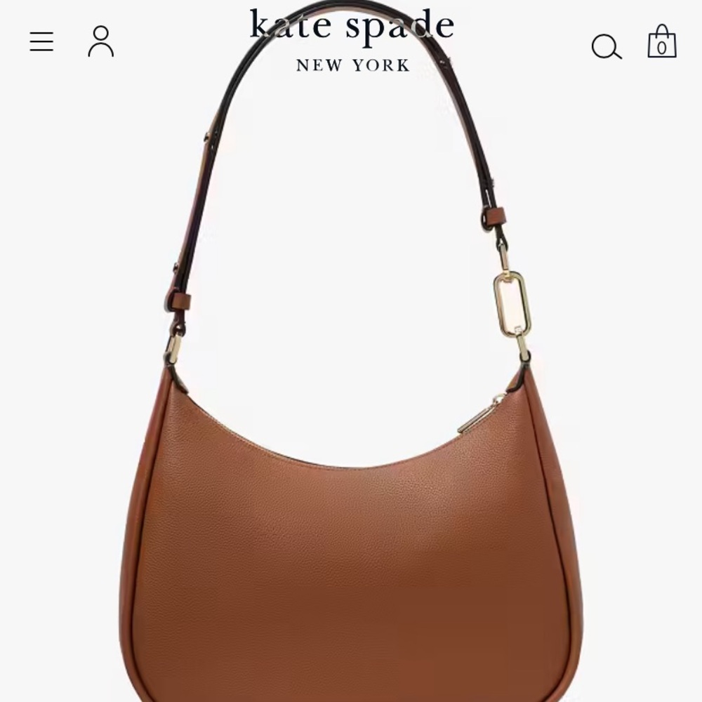 Kate Spade Kayla Large Shoulder Bag Brown - Picture 4 of 12